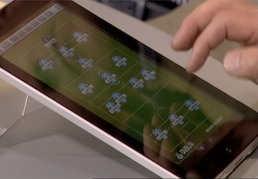 iPad in use on TV3